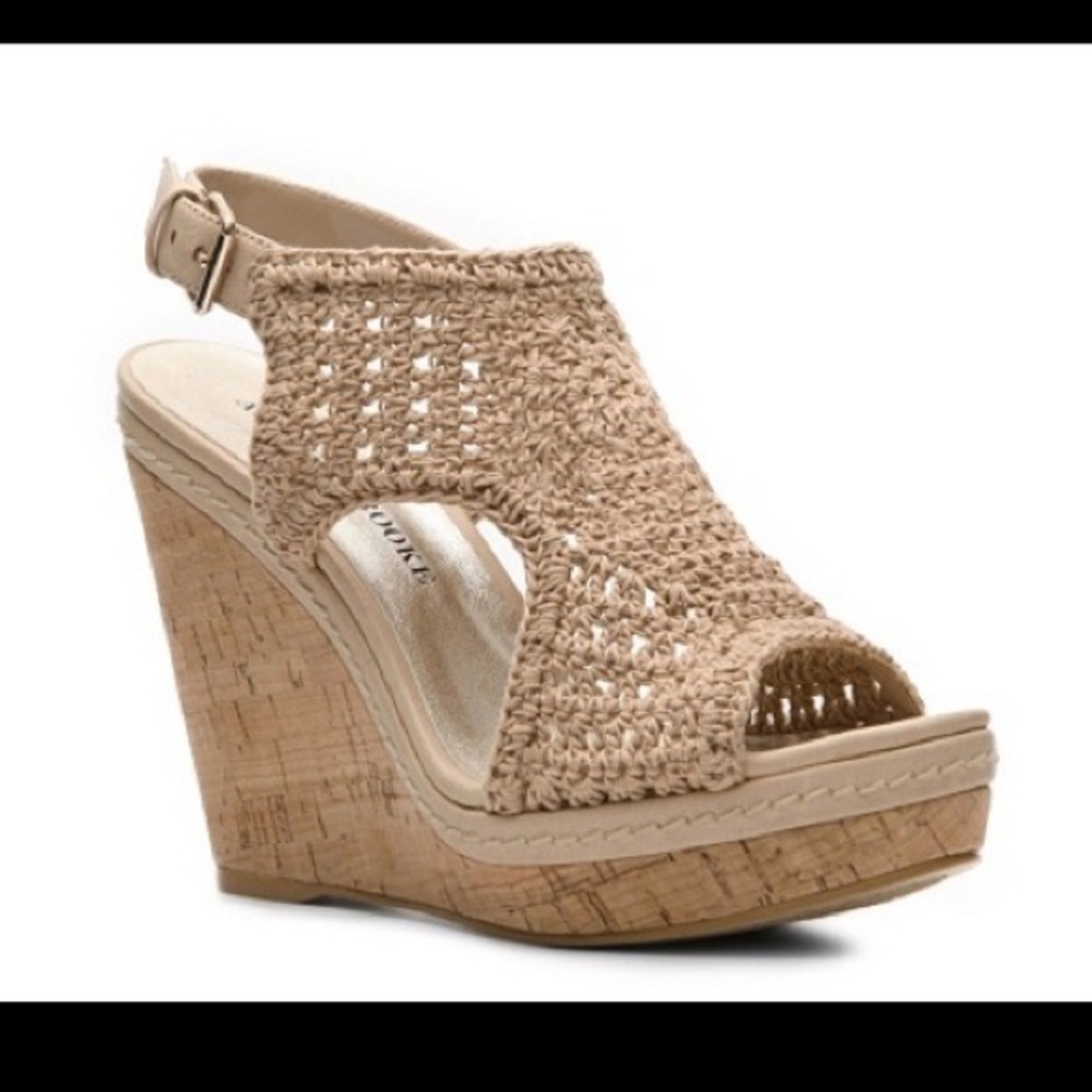 Wedges size 7 worn once